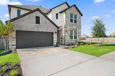 New construction Single-Family house 400 Bear Paw Run, Georgetown, TX 78628 plan McKinney - image