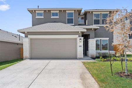 New construction Single-Family house 416 Stellar Wind Drive, Georgetown, TX 78628 Bennington- photo 0