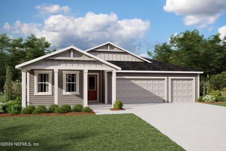 New construction Single-Family house 187 Hiddenbrook Place, Saint Johns, FL 32259 Careen- photo 0