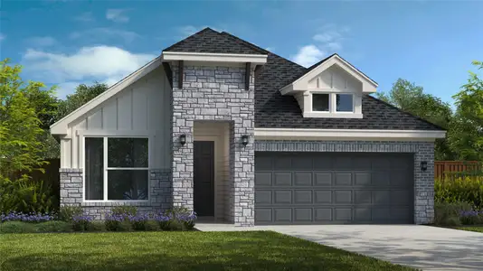 New construction Single-Family house 325 Amista Dr, Liberty Hill, TX 78642 plan Lanport - image
