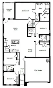New construction Single-Family house 110 Sisal Ln, Rhome, TX 76078 plan Las Cruces - image
