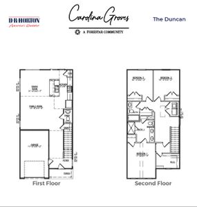 New construction Townhouse house 314 Sweetspire St, Moncks Corner, SC 29461 plan DUNCAN - image 3