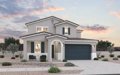 New construction Single-Family house 24047 W Pueblo Ave, Buckeye, AZ 85326 plan Pleasant - Single Family Homes - image
