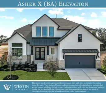 New construction Single-Family house 308 Lightstone Dr, Georgetown, TX 78633 plan The Asher X - image