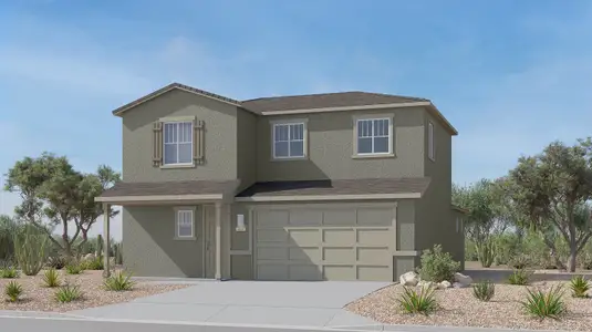 New construction Single-Family house 8793 S Circulo Generoso, Vail, AZ 85641 plan Gwen - image