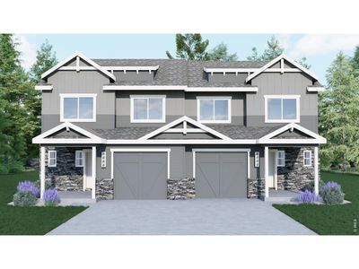 New construction Duplex house 4791 Degas Dr, Loveland, CO 80538 - image