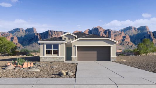 New construction Single-Family house 526 W Bunker Hill St, Florence, AZ 85132 plan Gaven - image