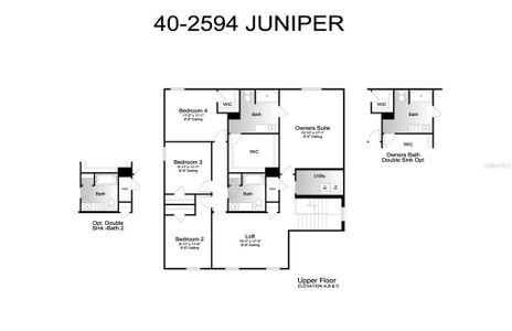 Juniper Floor Plan - Second Level