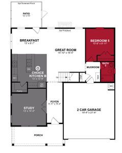 New construction Single-Family house 504 Soapstone Dr, Durham, NC 27705 plan Elizabeth - image