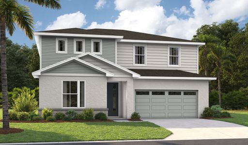 New construction Single-Family house 2401 Twin Rivers Trl, Parrish, FL 34219 plan Ammolite - image