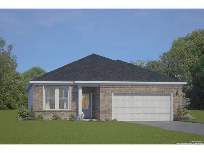 New construction Single-Family house 7306 Cypress Gate, Converse, TX 78109 plan The Glenwood E - image