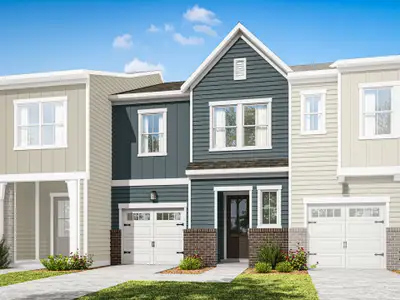 New construction Townhouse house 715 Latta Rd, Durham, NC 27712 plan Lincoln - image