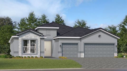New construction Single-Family house 1543 Double Eagle Trl, Naples, FL 34120 plan The Summerville II - image