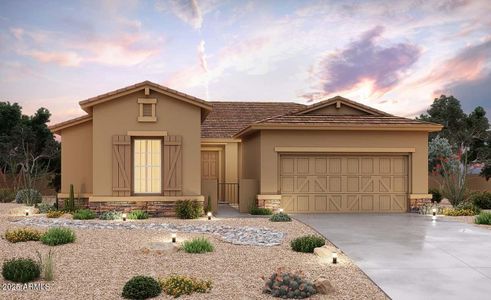 New construction Single-Family house 16436 W Desert Mirage Dr, Surprise, AZ 85388 Hacienda Series - Cinnabar- photo 0