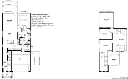 New construction Single-Family house 1543 Estelea Grv, New Braunfels, TX 78130 Pembrook- photo 0