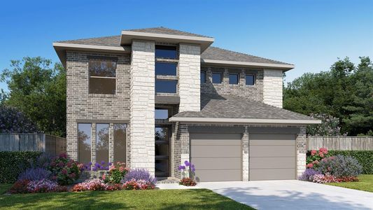 New construction Single-Family house 20718 Open Range Ct, Tomball, TX 77377 2442W- photo 0