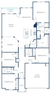 New construction Single-Family house 2025 Clays Creek Ln, Temple, TX 76502 plan Medina - image