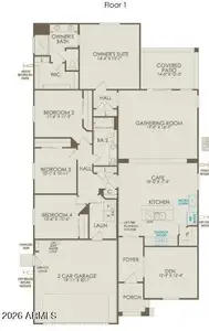 New construction Single-Family house 17796 W Pueblo Ave, Goodyear, AZ 85338 plan Barletta - image