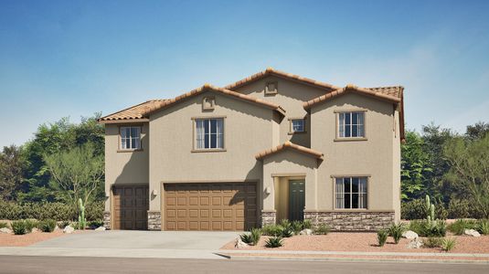 New construction Single-Family house 11235 W Wingspan Wy, Marana, AZ 85653 plan Maple - image