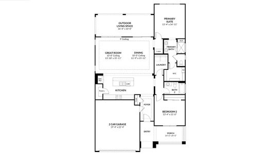 New construction Single-Family house 11412 Iron Bark Dr, Denton, TX 76207 plan Providence - image