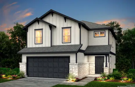 New construction Single-Family house 930 Bluegrass Pt, New Braunfels, TX 78130 plan Springfield - image