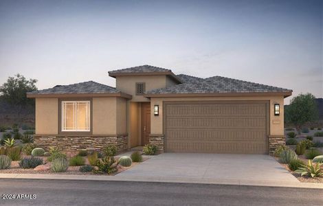 New construction Single-Family house 16713 W Whispering Wind Drive, Surprise, AZ 85387 Rimini- photo 0