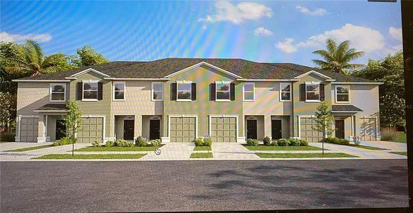 New construction Townhouse house 17258 Ashe Juniper Lane, Land O' Lakes, FL 34638 - photo 0