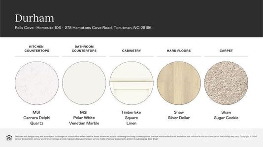 New construction Single-Family house 278 Hamptons Cove Rd, Troutman, NC 28166 Durham- photo 1 1