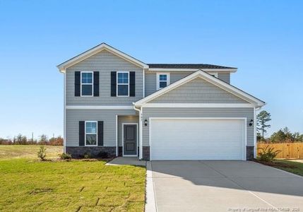 New construction Single-Family house 385 Ashley Heights Dr, Aberdeen, NC 28315 plan Washington - image