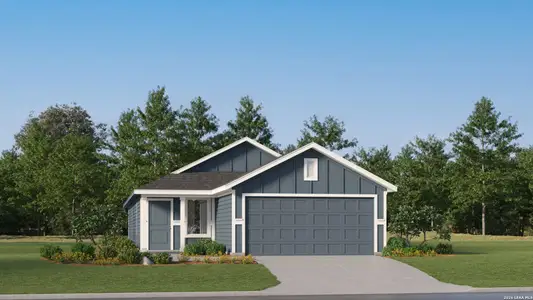 New construction Single-Family house 418 River Run Wy, San Antonio, TX 78219 plan Pinehollow - image