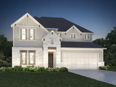 New construction Single-Family house 108 Holmby Dr, Hutto, TX 78634 plan The Woodside (456) - image