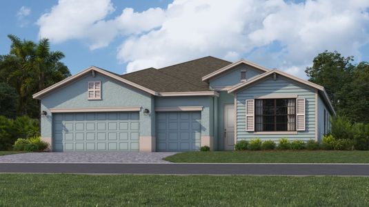 New construction Single-Family house 3221 Pineberry Xing, Parrish, FL 34219 plan Tivoli - image