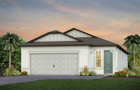 New construction Single-Family house 9297 Ballaster Pointe Loop, Parrish, FL 34219 Hallmark- photo 0