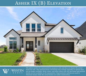 New construction Single-Family house 22230 Brushy Woodland Edge Wy, Cypress, TX 77433 The Asher IX- photo 0