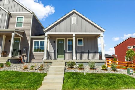 New construction Townhouse house 5663 W 142Nd Ave, Broomfield, CO 80020 Sunrise Series - Bluebell- photo 0