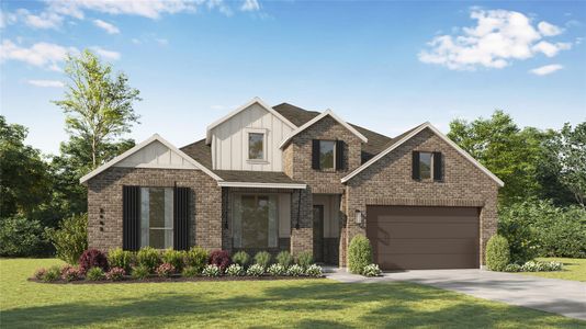 New construction Single-Family house 346 Tumbling Creek Run, Kyle, TX 78640 plan Ramsey - image