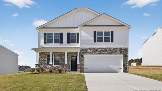 New construction Single-Family house 1019 Misty Creek Dr, Aberdeen, NC 28315 plan Wilmington - image
