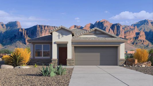 New construction Single-Family house 492 W Freedom St, Florence, AZ 85132 Cardinal- photo 0 0