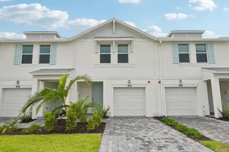 New construction Townhouse house 475 Salisbury Cir, Fort Pierce, FL 34982 Pompano- photo 0