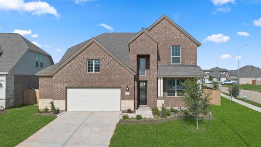 New construction Single-Family house 5302 Paradise Cove Lane, Katy, TX 77493 Aubrey Homeplan- photo 0