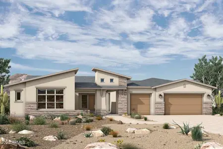New construction Single-Family house 18141 E Silver Creek Ln, Queen Creek, AZ 85142 The Stargazer- photo 0