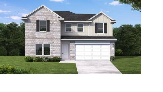 New construction Single-Family house 2429 E Heritage Dr, Dayton, TX 77535 plan Howard - image