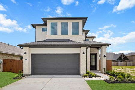 New construction Single-Family house 24907 Vervain Meadow Trl, Katy, TX 77493 plan Rutgers - image