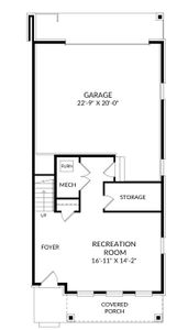 New construction Townhouse house 105 Etta Wy, Charleston, SC 29492 plan The Cartright - image
