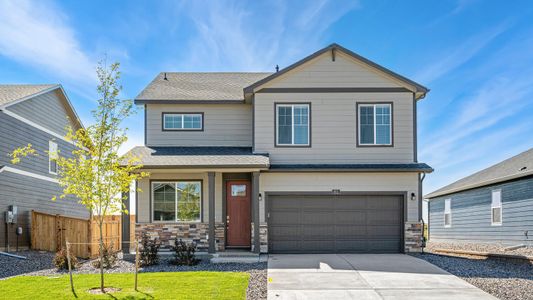 New construction Single-Family house 13567 Valentia St, Thornton, CO 80602 Bellamy- photo 0