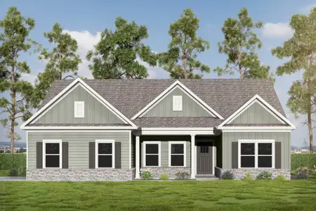 New construction Single-Family house 911 Ammons Bridge Rd, Monroe, GA 30655 plan (GA)The Everett | Side Entry - image