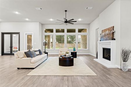 Spacious Family Room Designed for Entertaining.