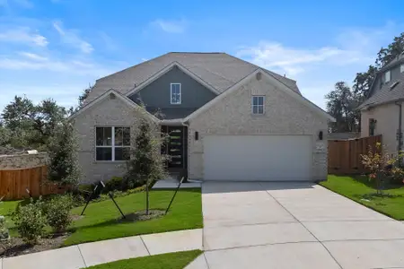New construction Single-Family house 1500 Snowdrop Dr, Georgetown, TX 78628 plan Goodrich (2493-CV-40) - image