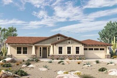 New construction Single-Family house 5671 N 208Th Ln, Buckeye, AZ 85396 The Fruition- photo 0