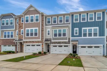New construction Townhouse house 2299 Bay Minette Sta, Apex, NC 27502 Kensington- photo 0